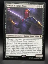 Baron Helmut Zemo 87 Rare Marvel Super Heroes Magic: The Gathering Near Mint