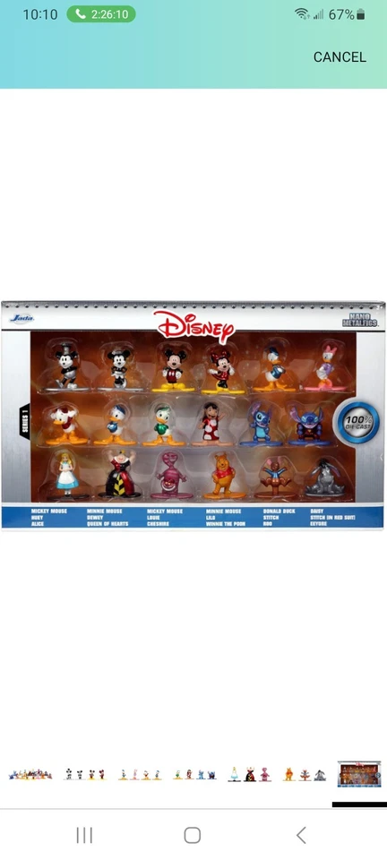 Disney Nano Metalfigs 18 Pack Serie 1 Die Cast Figuras SELLADAS NUEVAS EN CAJA Foto 3 de 4