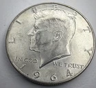 1964 D SILVER KENNEDY HALF DOLLAR M43