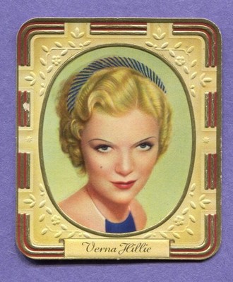 1936 GARBATY SULTAN NR.6 3 1/3 FILMSTERNE TOBACCO CARD #21 VERNA HILLIE