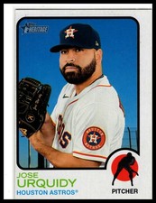 2022 Topps Heritage High Number #647 Jose Urquidy Houston Astros MLB NM-MT