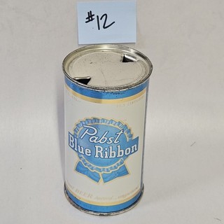 PABST BLUE RIBBON Flat Top BEER CAN PABST BREWING MILWAUKEE WIS #12