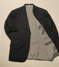 Brioni Nomentano Super 160 s Charcoal Gray Men Blazer Jacket 100 Wool Size 44R