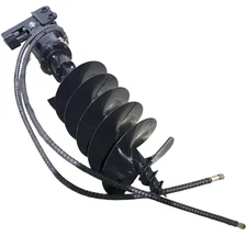 12EX-AGR AGT Hydraulic Auger Attachment Mini Excavator Post Hole Drill 1-1.5 Ton