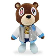 Kanye West Dropout Bear Plush Toy College Dropout Graduation Donda Varsity