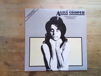 Four Tracks from Alice Cooper Very Good+ 12'' Maxi Single Vinyl Record ANE12001