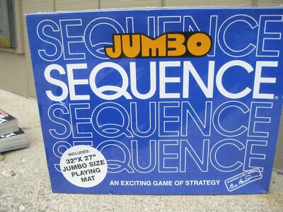 Jumbo Sequence Game Brand New + Sealed HTF 1996 Fast Ship