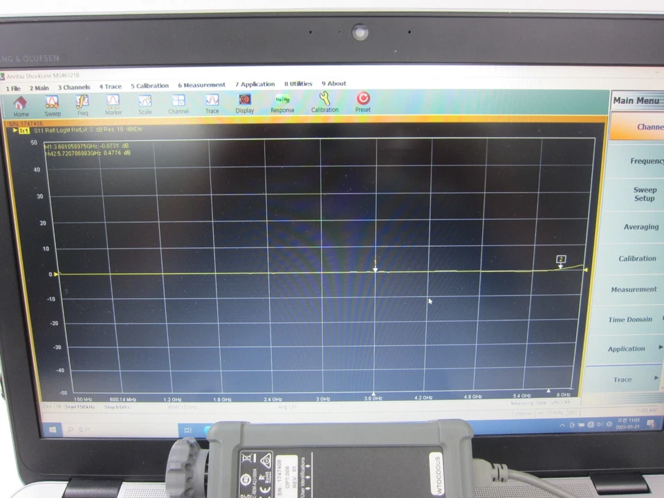 Anritsu USB ShockLine Network Analyzer MS46121B,006 6GHz - Image 4 of 4