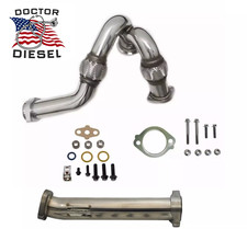 Hd Y-pipe Up Pipe Turbo Install Kit For 2003-2007 Ford 6.0l Powerstroke Diesel