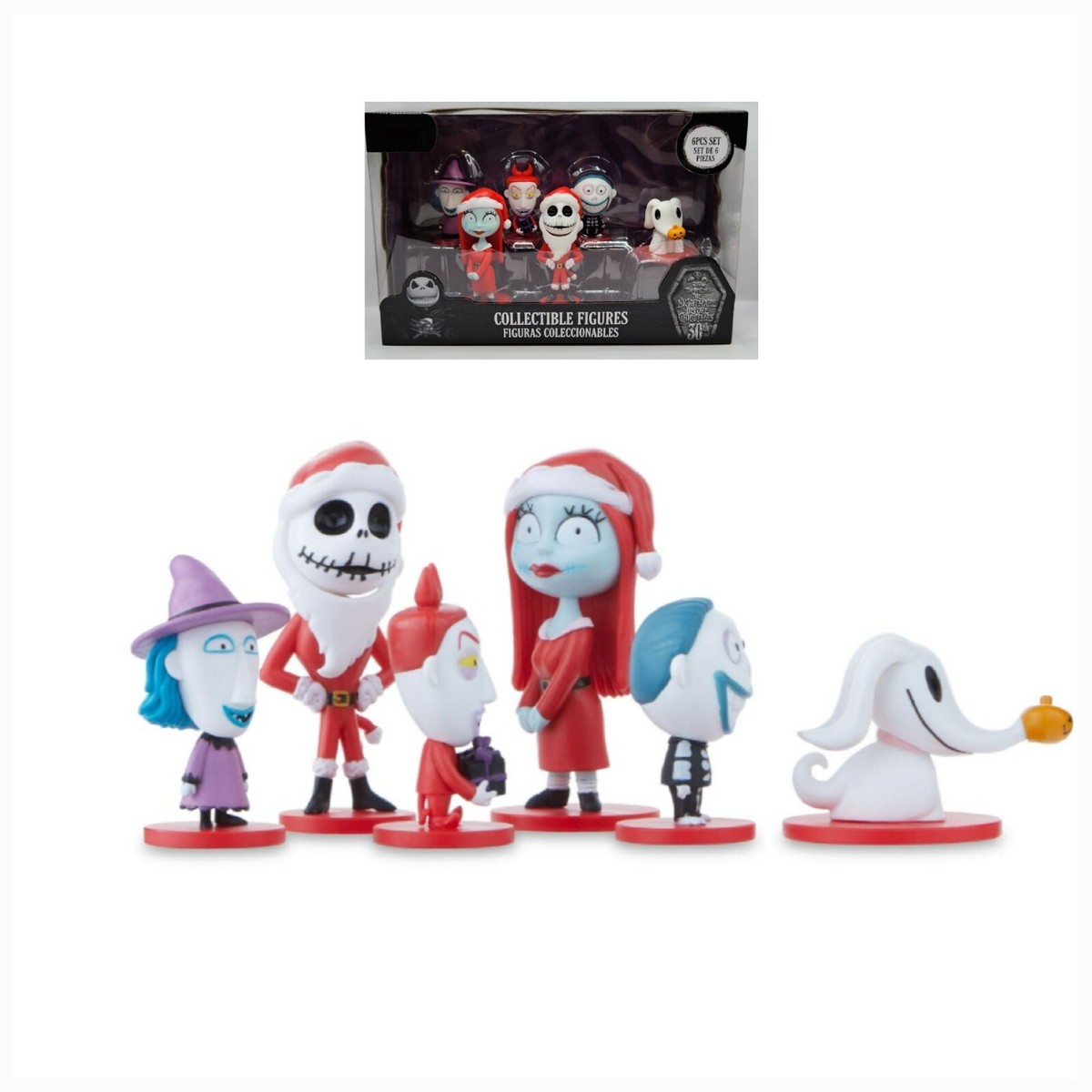ナイトメア・ビフォア・クリスマス Sandy Claws Jack 6つセット Nightmare Before Christmas 6 Piece Figure Set | eBay