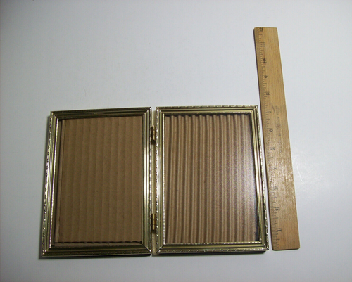 Lote de marcos MCM de colección marco de fotos de latón dorado, mezcla de estilos - Imagen 10 de 24