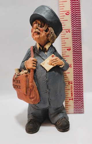 1993 Frumps Whimsical Clay Figurine Mr. Postman D & D Studios D Harris - Picture 10 of 11