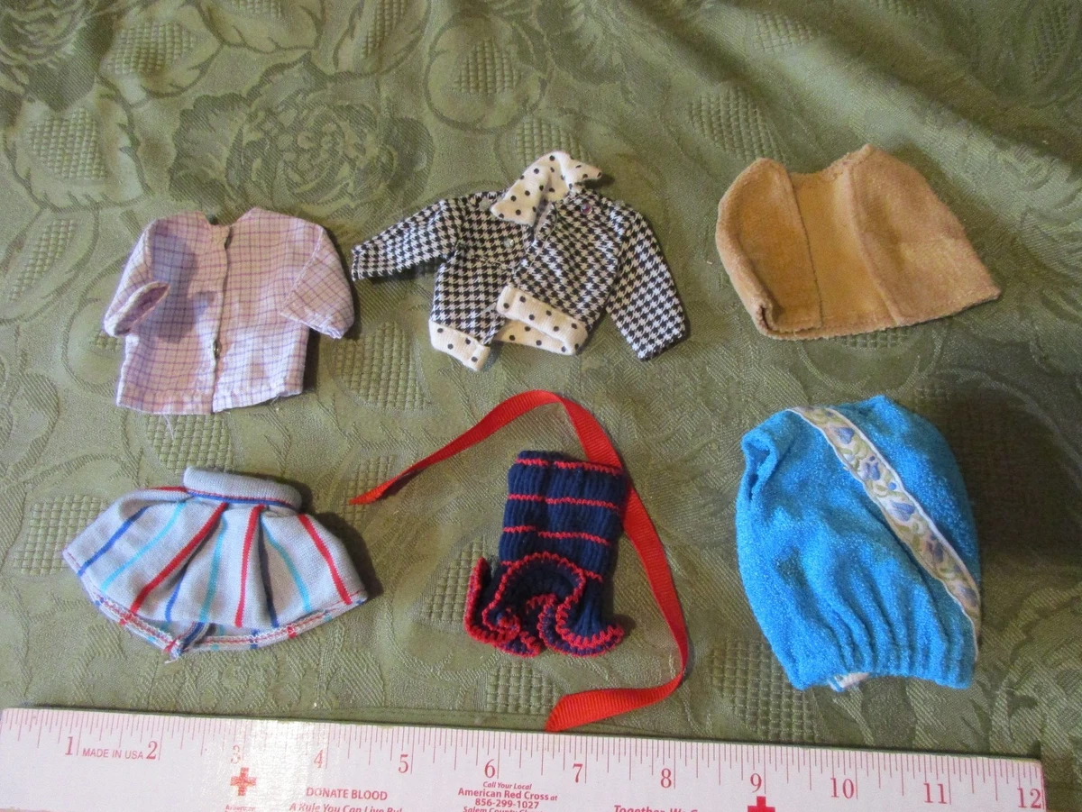 Mattel Barbie Assorted Lot 2 Clothes Vintage Thrift Store Sweaters