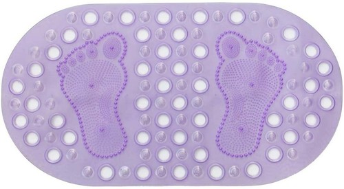 Bath Tub Shower Mat 27'' x 14'' Inch Non-Slip Bathtub Mat with Suction Cups - 第 3/21 張圖片