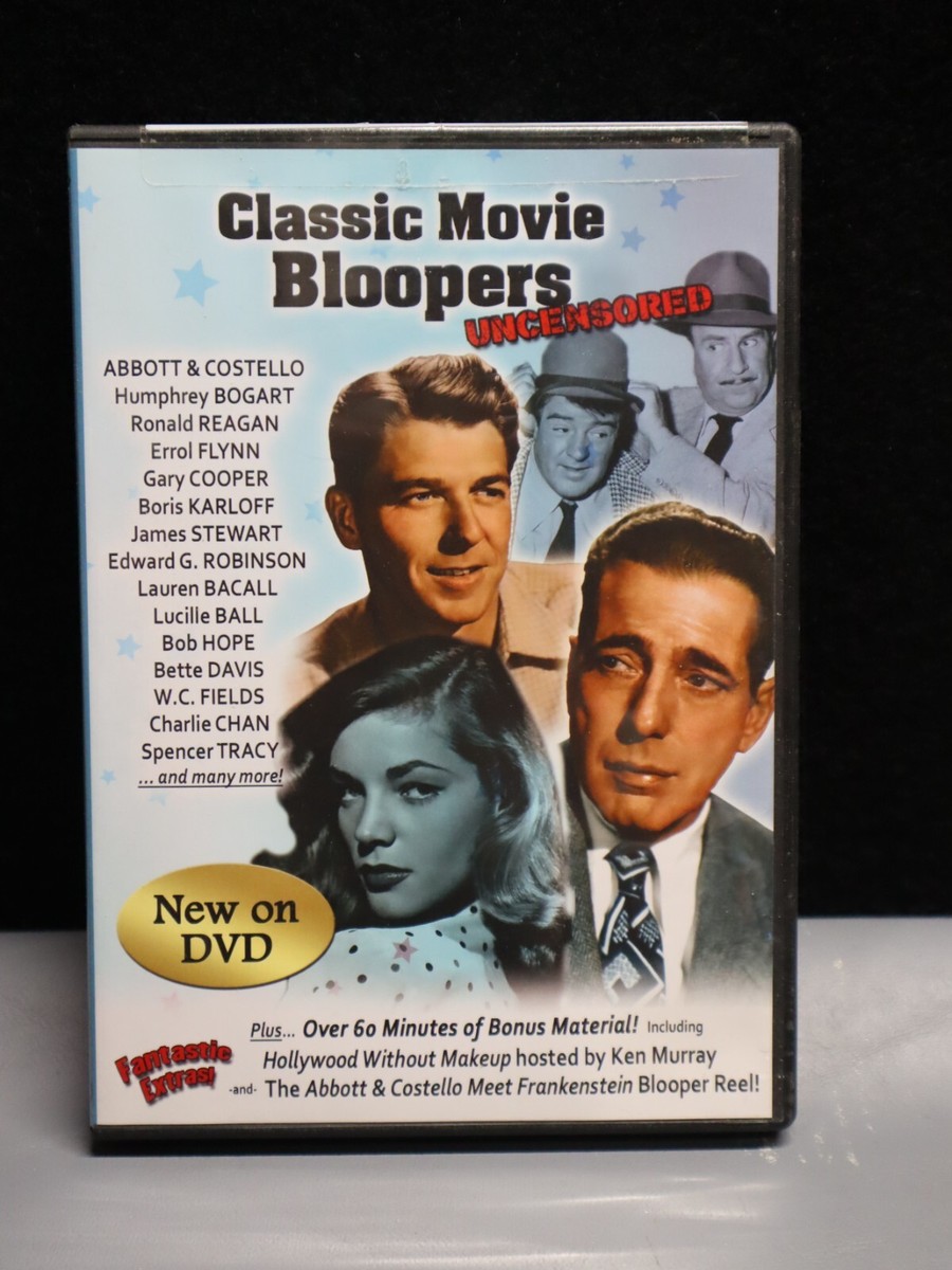 Classic Movie Bloopers Uncensored (DVD, 2013)! 844503001955|