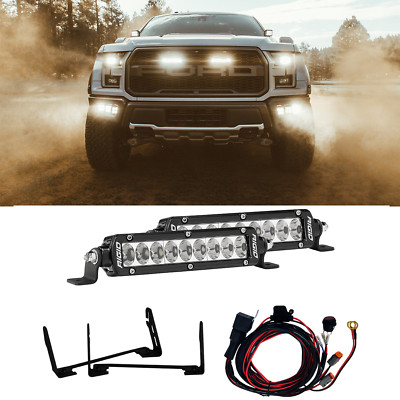 #ad RIGID 41612 Grille LED Light Kit for Ford F150 Raptor Pair SR Series PRO Driving $799.99