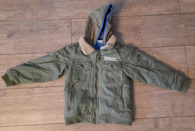 Jacke mit Kapuze von Topolino, Junge, olivgrün, Gr. 116
