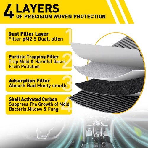 Engine Cabin Air Filter Impurity Filtering For 2019-22 LEXUS TOYOTA ES350 RAV-4 - Imagen 5 de 19