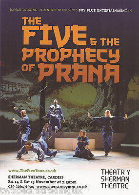 Event Promo Flyer: The Five & The Prophecy Of Prana (Sherman, Cardiff, 2014)