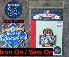 2024 World Series Patch  LA Dodgers 34 Fernando Valenzuela  Champions Patch