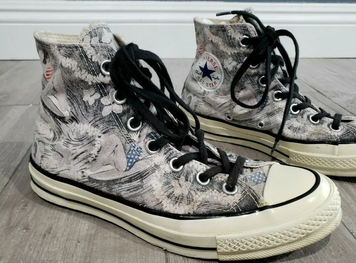 CONVERSE unisex Chuck Taylor All Stars Hawaiian babe print hi tops W 8 M 6