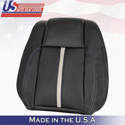 2011 2012 For Ford Mustang Gt Coupe 2 Top & 2 Bottom Leather Seat Covers Black - Picture 2 of 10