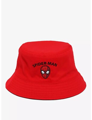 NWT Marvel Spider-Man Miles Morales Reversible Bucket Hat - BoxLunch Exclusive