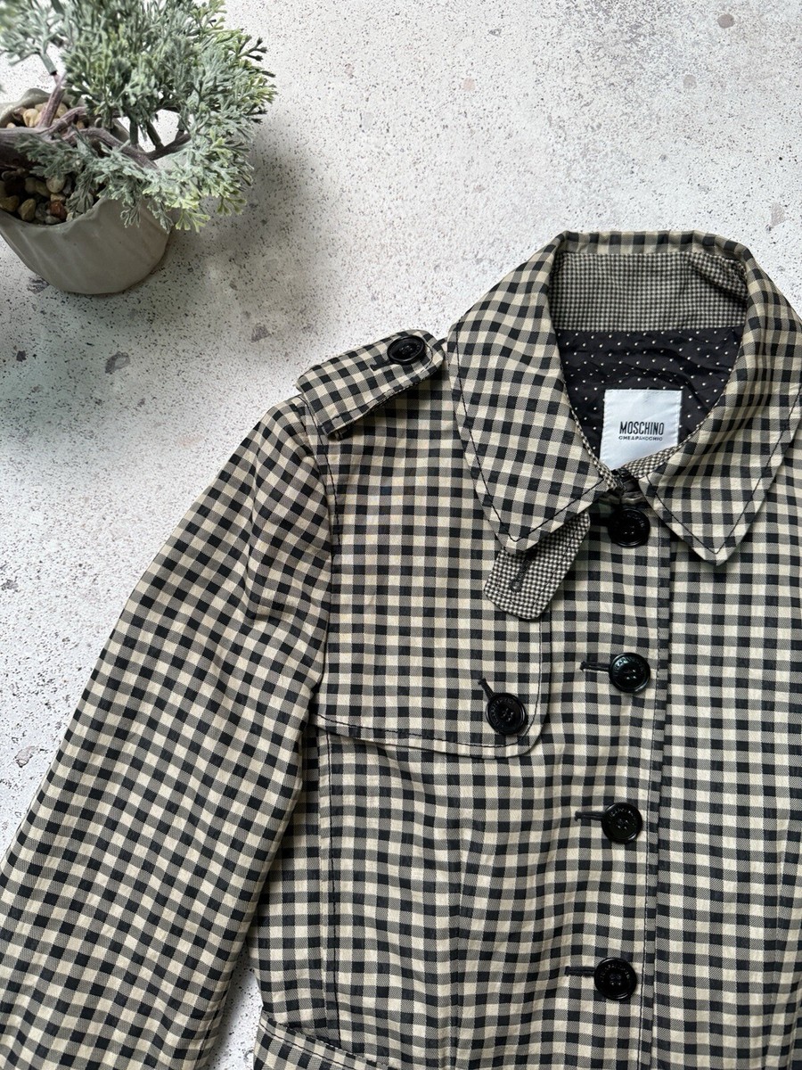 MOSCHINO CHEAP & CHIC Vintage Check Jacket Size IT 44 US 10