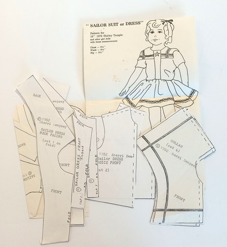 Shirley Temple Doll Patterns, Brown House Dolls, Rebecca Sunnybrook Farm, Incomp - Picture 4 of 4
