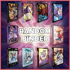 KONAMI OFFICIAL: Random YuGiOh Binder Portfolio 9-Pocket Store 180 Cards 🔥