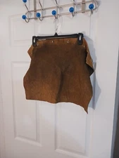 Tillman 3114 14" Bourbon Brown Premium Side Split Cowhide Bib Free Ship Used