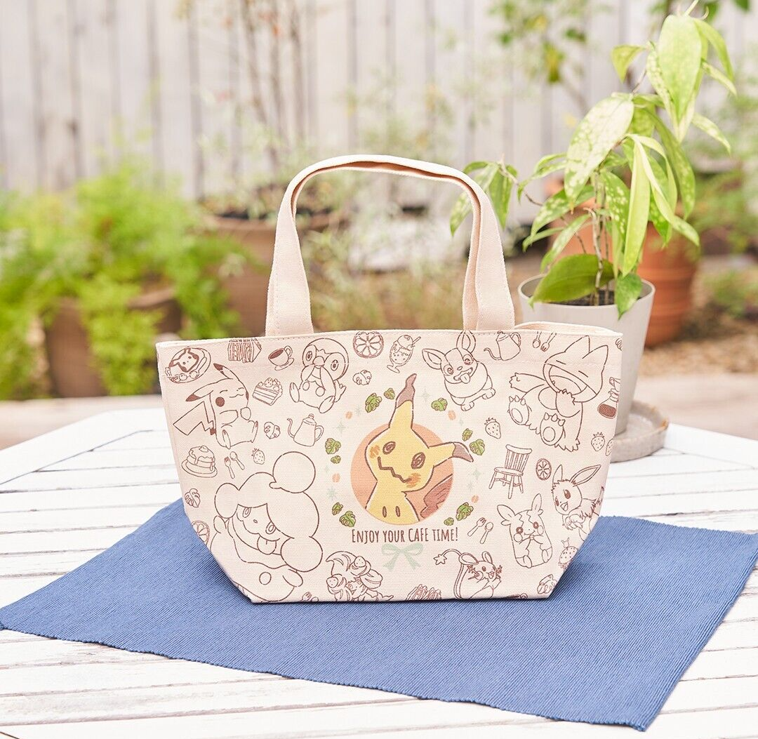 RARE Pokemon Mimikkyu's Cafe Time Kuji Tote Bag from JAPAN | eBay