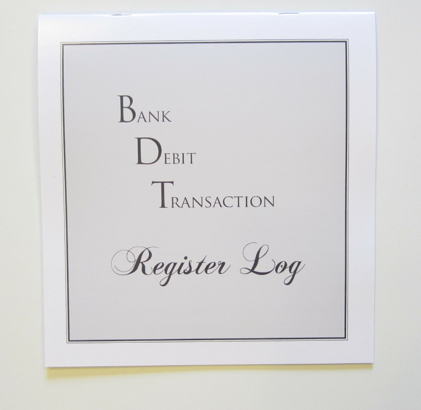 как выглядит 3 NEW BDT LARGE PROFESSIONAL DESK CHECKBOOK TRANSACTION REGISTER TAX RECORD LOG фото