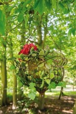 D 25 cm Vintage Blumenampel Blumentopf Hängeampel Metall Antik 420471-000-843-K