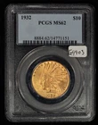 1932 G$10 Indian Head Gold Eagle - PCGS MS 62 - SKU-G4903