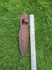 EDC Handmade Fixed Blade Leather Dagger  Knife Sheath Holster Blade Cover X561