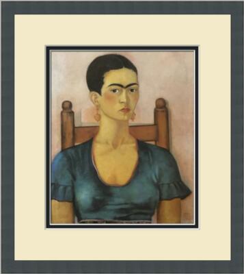Frida Kahlo Self-Portrait Newly Custom Framed Print 