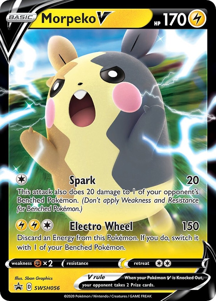 Morpeko V SWSH056 SWSH: Sword & Shield Promo Cards - 1 of 1