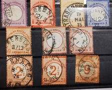Deutsches Reich Mi.Nr. 1,2,10,18,3 mal 27, 2 mal 29 und 30 viele gepr&uuml;ft