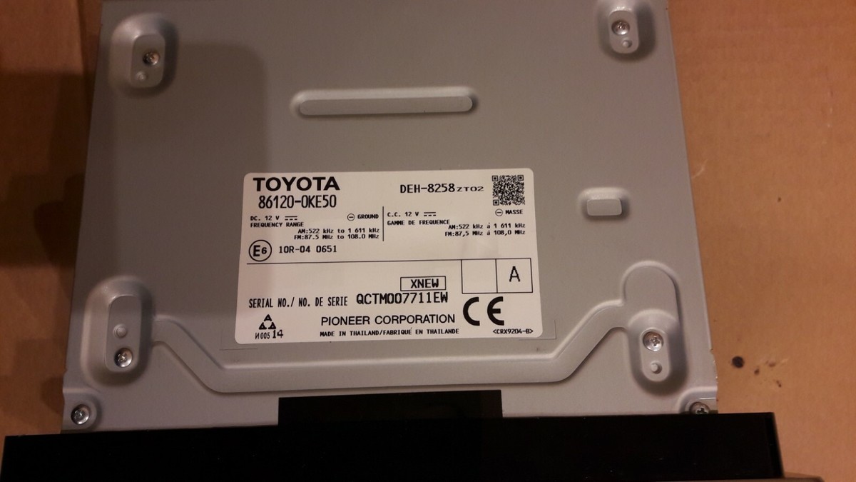 86120-0KE50 used OEM radio receiver for Toyota Hilux 2015- Pioneer