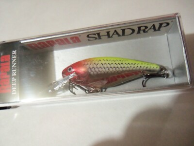 1 Rapala Deep Shad Rap Lure SR5 CLN FF Custom Clown NIP
