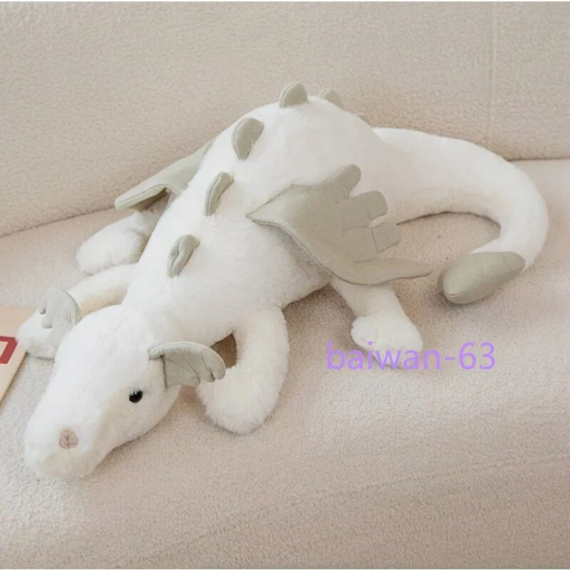 Juguete de Peluche Dragón de Nieve Lindo Suave Pequeño Dragón Almohada Muñeca Regalo de Cumpleaños Decoración Foto 4 de 4