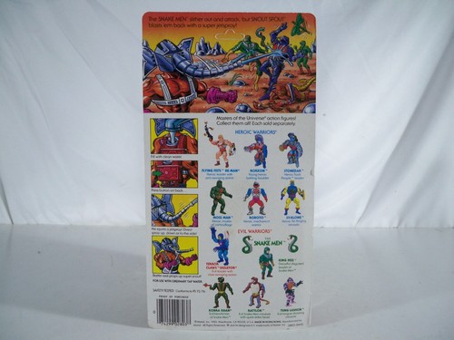 K24i05742 SNOUT SPOUT MOC MINT ON SEALED CARD HE-MAN 1985 MOTU VINTAGE FIGURE - Picture 6 of 18