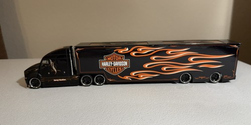 Harley Davidson Custom Hauler Trailer Black Custom Haulers Series 1/64 Diecast - Picture 11 of 11