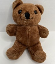 Dakin Small 6 Brown Teddy Bear 1983 Plush Stuffed Animal Vintage Black Nose Eye