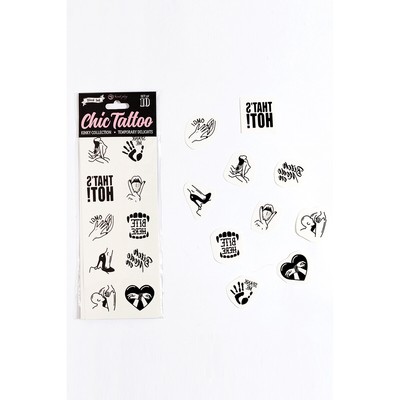 10 Tatouages coquins temporaires Kinky Collection - SECRET PLAY