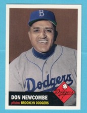 1953 Topps Baseball Reprint # 320 Don Newcombe -- Brooklyn Dodgers -- Box 733