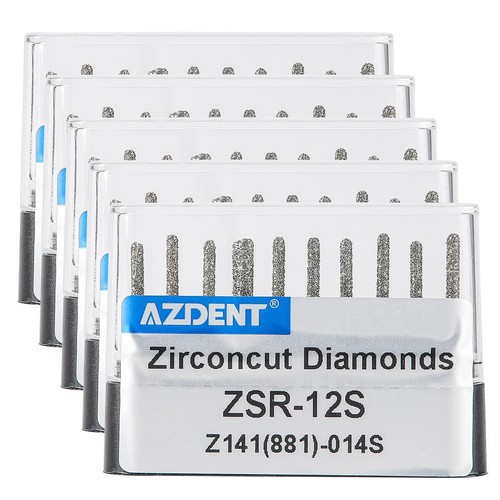Dental High Speed FG Diamond Burs Cutting Zirconia Ceramic Friction Grip 1.6mm - Picture 67 of 124