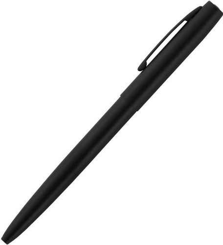Pluma espacial Fisher - bolígrafo militar Cap-O-Matic negro mate no reflectante - Imagen 2 de 3