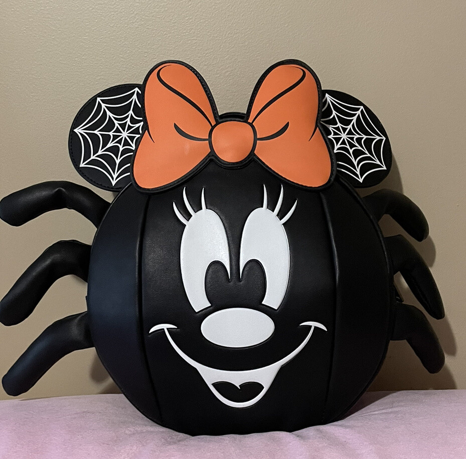 3 Day Sale! LOUNGEFLY Minnie Mouse Spider Mini Backpack New